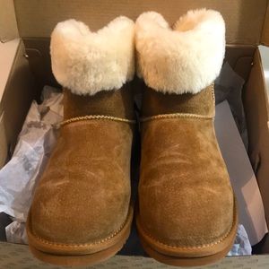 LAMO lined boots chestnut color size 7